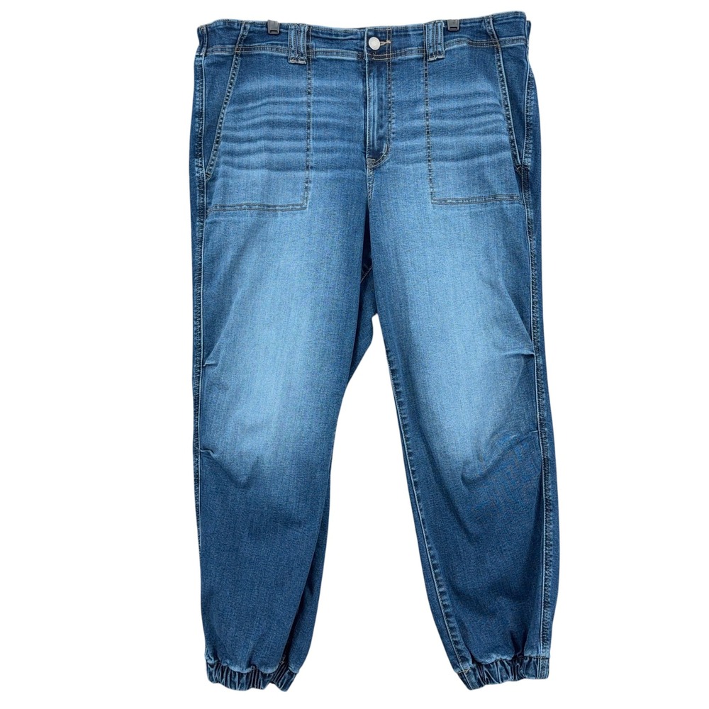 Torrid‎ Denim Jogger Jeans Women 20R Cotton Blend Blue Utility 148862